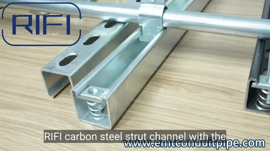 Оцинкованные или горячеоцинкованные плоские пластины или угловые аксессуары для распорного канала для поддержки канала или металлического каркаса